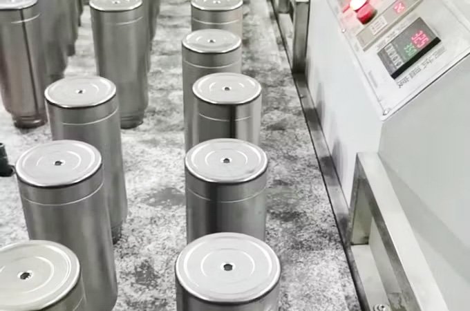 Quality control process in the factory